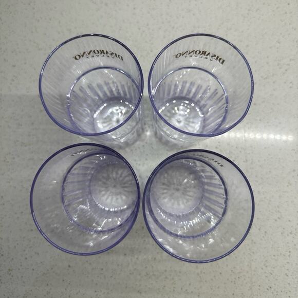 Disaronno Velvet Liqueur Plastic Tumblers Cocktail Highball Glasses 6" - Picture 3 of 5